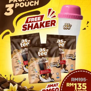 PROMO 3 POUCH + FREE SHAKER